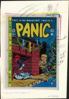 Feldstein - Panic #1 Color Key & 4 Color Seps, EC Library (1980s) | Russ Cochran