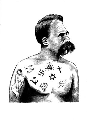 Frédéric Pajak | 2026 - Nietzsche tatoué | Huberty Breyne Gallery