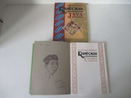 Peter Van Dongen | Peter van Dongen - Rampokan - Java + Celebes - met originele tekening en opdracht - Broché - EO - (1998/2004) | Catawiki