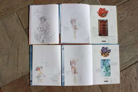 Di Sano / Divers Auteurs | L’Aviatrice + Dog Fights T1 à T3 + 4x dédicace - 4x C - EO - (2005/2014) | Catawiki