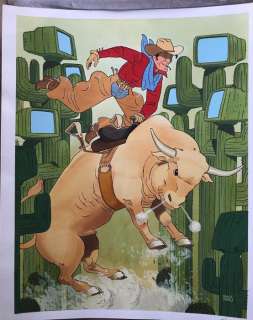 Torres, Daniel | Torres, Daniel - Original colour drawing - Intelligent Enterprise - (1998) | Catawiki