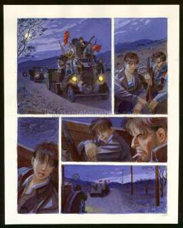 Jean-Pierre Gibrat - Planche originale n° 17 - Quatrième Époque (août-septembre 1936) - Mattéo