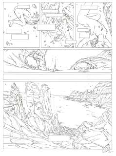 Jim | Une Nuit à Rome, Livre 1, planche originale à l’encre de chine. | Septimus