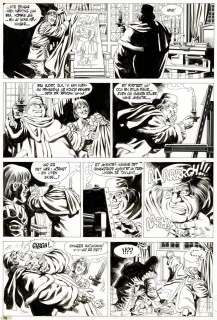 Mitton | The Phantom, Mort à Bruges, planche originale à l’encre de chine. | Septimus