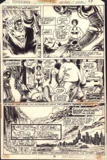 Mike Zeck, Ricardo Villamonte - power man #52 p. 28 - nightshade and r. U. Rossum vs. Luke cage - 1978