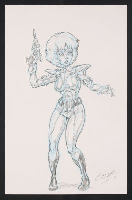 Dana Sterling Sketch by Chris Williams | mycomicshop.com