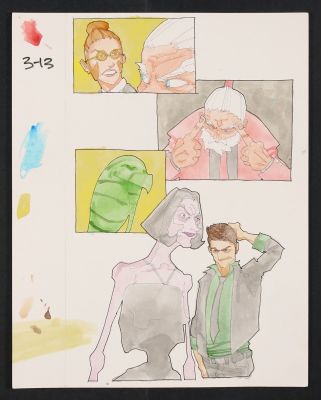 Kate Glasheen | Original Art from Hybrid Bastards! #3 (2007) Page 13 | mycomicshop.com