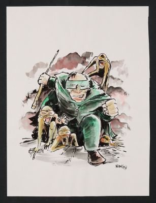 Neil King | Mole Man Sketch | mycomicshop.com