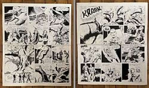 Forton, Gérald | Forton, Gérald - 2x Planche originale - Tiger Joe | Catawiki