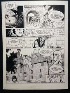 Stalner, Jean-Marc | Stalner, Jean-Marc - Planche originale - Le Maître de pierre T2 - La Chaise du Diable - (2003) | Catawiki