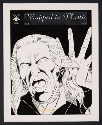 Craig Miller | Original Cover Art for Wrapped in Plastic #3 (1993) Pencils and Inks by Craig Miller | mycomicshop.com