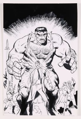 Ron Williams | Incredible Hulk #1 Cover Homage Sketch by Ron Williams | mycomicshop.com