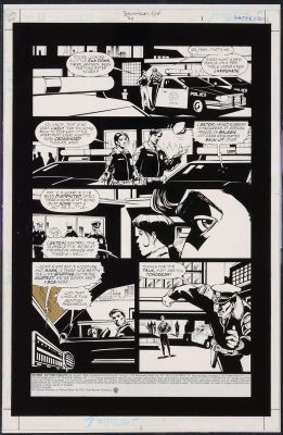 John Floyd | Original Art from Batman Gotham Knights #30 (2002) Page 1 Pencils by Roger Robinson, Inks | mycomicshop.com (Buy It Now)