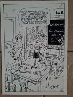 Di Sano, Bruno | Di Sano, Bruno - Dessin original - Blagues coquines - (2017) | Catawiki