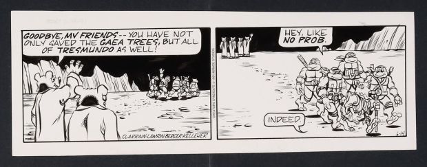 Dan Berger And Jim Lawson | Teenage Mutant Ninja Turtles Comic Strip (6/14/91) | mycomicshop.com