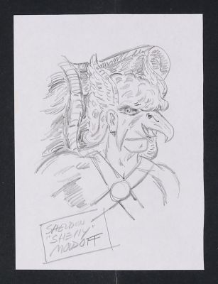 Sheldon Moldoff | Hawkman Sketch by Sheldon Moldoff | mycomicshop.com