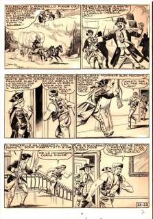 Essegesse - | EsseGesse - Tavola Originale - Grande Blek n. 33 "La banda del Pipistrello" - (1956) | Catawiki