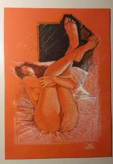 Luca Raimondo | Luca Raimondo - " La rossa " Illustrazione originale firmata - Page volante - Exemplaire unique - (2022) | Catawiki