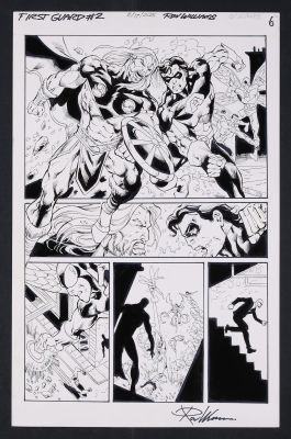 Ron Williams | Original Art from First Guard #2 (2026 G-Man Comics) Page 6 Pencils and Inks by Ron Williams | mycomicshop.com