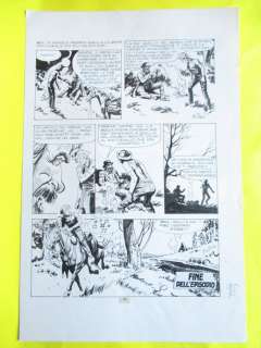 Miro Missaglia | Miro Missaglia Gil n. 1 pag. 98 Pagina Finale ’’ Gil ’’ Tavola Originale Firmata - (1982) | Catawiki