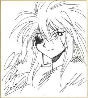 Johji Manabe Hand-Drawn Shikishi Ginga Sengoku Gunyuuden Rai (Galaxy Warring State Chronicle Rai) | Mandarake (Big Web)