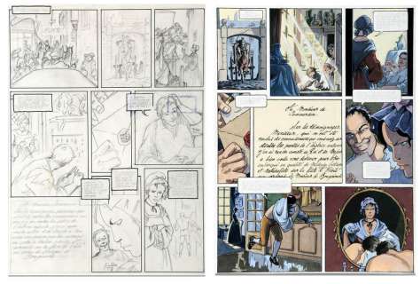 Dethorey - Le Passage de Vénus, planche n°1 inédite Ã  l‘e…