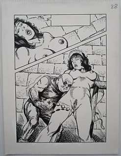 Chris (Xavier Musquera) | Chris (Xavier Musquera) - Originele, erotische pagina - Formaat: 18 x 24 cm. | Catawiki