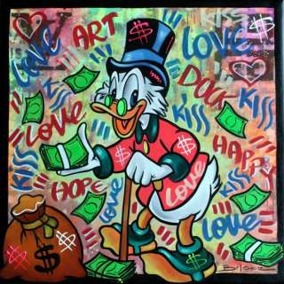 Gabriel Brisan | Real Love? - Signed Original Acrylic on canvas by Brisan Gabriel - 50 x 50 cm (2023) | Catawiki