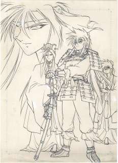 Johji Manabe Hand-Drawn Illustration ’Ginga Sengoku Gunyuuden Rai (Galaxy Warring State Chronicle Rai)’ | Mandarake (Big Web)