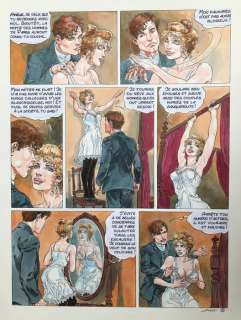 Kas | Kas - Planche originale couleur - La Fille de Paname T1 - L’Homme aux tatouages - (2011) | Catawiki