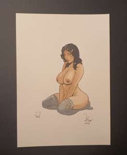 Di Caro Gabriele | Gabriele Di Caro - - Dessin original - Érotique - Exemplaire unique - (2022) | Catawiki