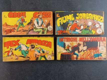 Bonelli, Galep | Tex - Le Rocce Rosse e altre serie Rossa #51, 57, 60, 70 - Broché - EO | Catawiki