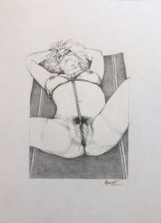 Riccardo Mannelli | Riccardo Mannelli - illustrazione originale pubblicata su “Carni Scelte ” / pag 69 - Page volante - Exemplaire unique - (1994) | Catawiki