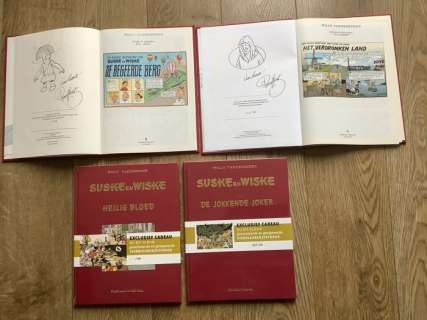 Marc Verhaegen, Luc Morjaeu En Paul Geerts | Suske en Wiske - 244, 263, 275 en 304A - Vierkleuren reeks Luxe - nieuw - Cartonné - EO - (1995/2009) | Catawiki