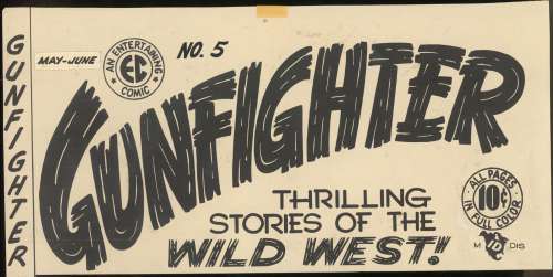 ORIGINAL MASTHEAD STAT-GUNFIGHTER No. 5 | Russ Cochran