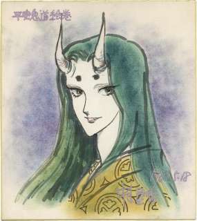 Seika Nakayama Hand-Drawn Color Shikishi "Heian Onido Emaki" | Mandarake (Big Web)