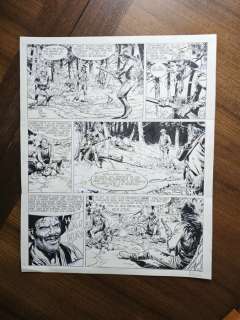 Rouge, Michel | Rouge, Michel - Planche originale - Comanche T11 - Les Fauves - (1990) | Catawiki