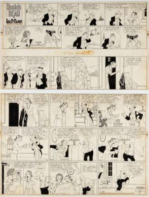George McManus | Rosie’s Beau et Bringing Up Father, Sunday Comic Strips du 01-31-1932 | Galerie 9ème Art