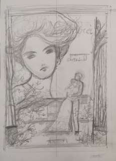 Vicomte, Laurent | Vicomte, Laurent - Crayonné original de couverture - Sasmira T1 - (2008) | Catawiki