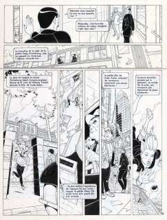 Miniac - Agatha Christie, planche n°16 Ã  l‘encre de Chine…