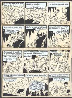 Bob de Moor - Planche Originale (P.35) - | Bob De Moor - Planche originale (p.35) - Les Aventures d’Oncle Zigomar/ De avonturen van Nonkel Zigomar - L’Empire des Taupes /Het Mollenrijk - (1955/2023) | Catawiki