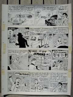 Pom (Jozef Van Hove) | Pom (Jozef van Hove) - Originele pagina - Piet Pienter en Bert Bibber 9 - Buldaarse Rhapsodie - (1958) | Catawiki