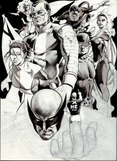 Arturo Lozzi - x-men pinup sold live on ‘dueling dealers pro-am‘ episode #7 podcast on 9-14-2021 (re-watch this funny art selling show here)