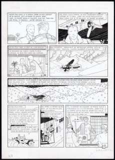 René Sterne - Planche originale N°07 - L‘avion du Nanga - Adler