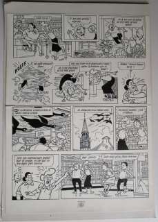 Eugeen Goossens | Suske en Wiske - Originele pagina (p.12) - Witte zwanen, zwarte zwanen - (1987) | Catawiki