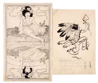 FANNY CORY ORIGINAL ILLUSTRATION ART PAIR. | Hake’s