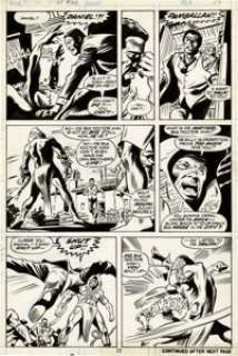 Gene Colan and Dan Adkins Strange Tales #169 Brother Voodoo page 22 Original Art (Marvel, 1973). This -