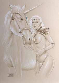 Giuseppe de Luca | Pin Up - G. De Luca - illustrazione originale - Page volante - Exemplaire unique | Catawiki