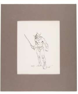 FRANK FRAZETTA CONAN WITH SWORD ORIGINAL ART. | Hake’s