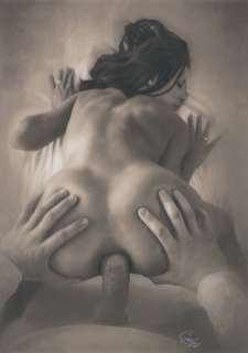 Calas, J.M. | Jean Michel Calas - Dessin original - Porno art - Format dessin: 21 x 29,7 cm. - (2023) | Catawiki